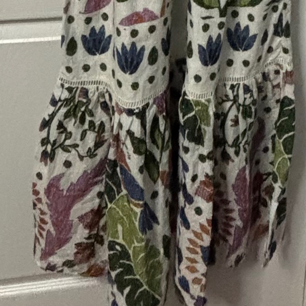 FARM Rio Summer Garden Cotton Maxi Dress Size XXS - Picture 9 of 11